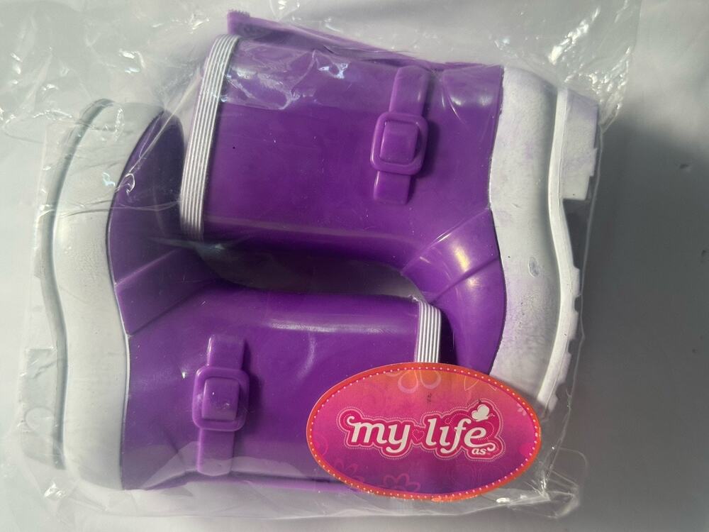 My Life As Purple Doll Rain Boots Replacement Shoes Accessory New Sealed